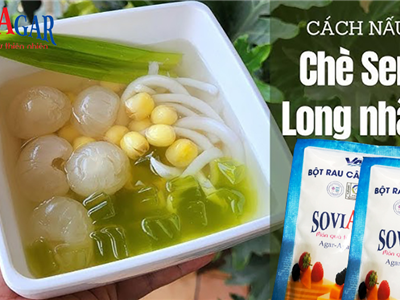 Chè Sen Long Nhãn Rau Câu – Món Quà Thanh Nhiệt Tự Nhiên Từ Bột Rau Câu Soviagar
